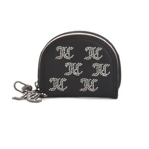 NWT Juicy Couture Black Keychain Wallet with Mirror